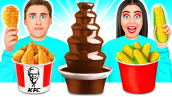 چالش غذایی  چالش خنده دار  ذرت...