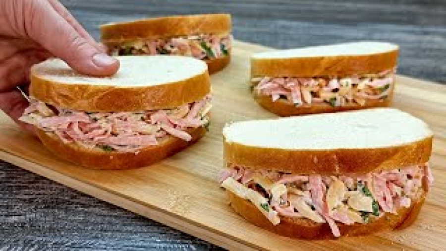 طرز تهیه ساندویچ لذیذ خانگی :: عصرانه خوشمزه و لذیذ