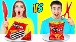 چالش غذایی غذای واقعی و غیر وا...