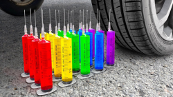 چالش له کردن وسایل سوزن رنگی ک...