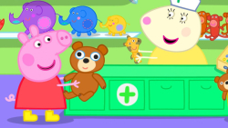 خوک پپا یک خرس عروسکی جدید می...