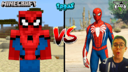 مقایسه مرد عنکبوتی در جی تی ای...