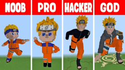 ناروتو در ماینکرفت گاد در براب...