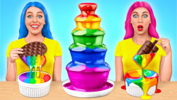 چالش غذایی  چالش خنده دار شکلا...