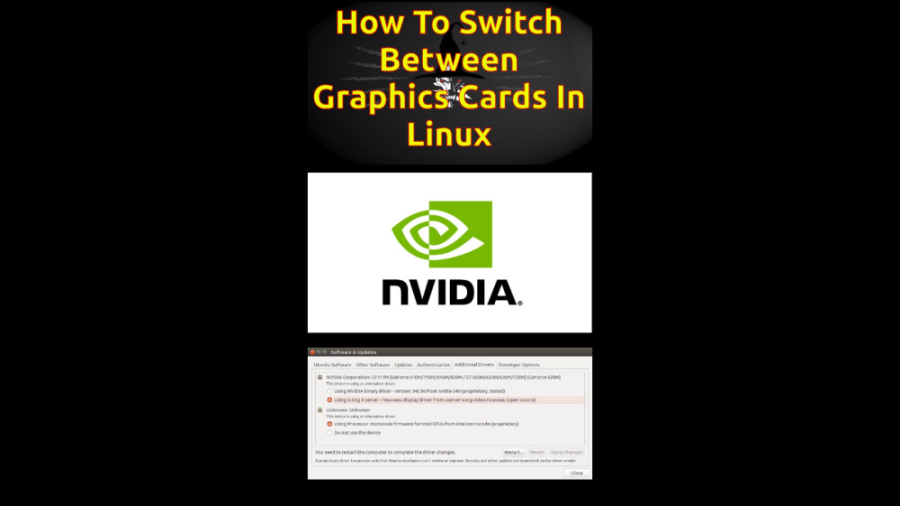 How To Switch Between Graphics Cards in linuxعوض کردن کارت گرافیکshorts