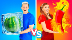 چالش غذایی  چالش غذاهای خیلی ت...