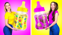 چالش غذایی  چالش خنده دار بطری...