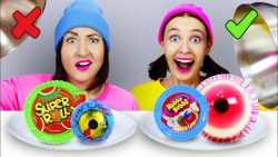 چالش غذایی  چالش خنده دار هوبا...