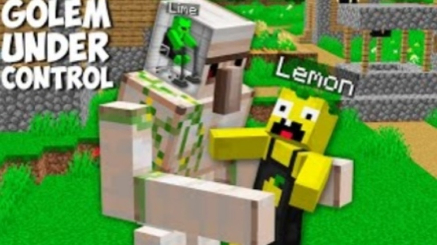 Friend In Minecraft Lemon Vs Lime Control Mob 8919