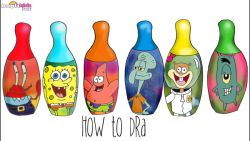 چطوری نقاشی باب اسفنجی و پاتری...