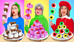 چالش خنده دار من و مادربزرگ  چ...