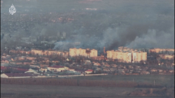 تصاویر هولناک از باخموت پس از...