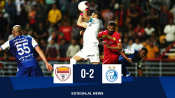 خلاصه بازی فولاد 0 - استقلال 2