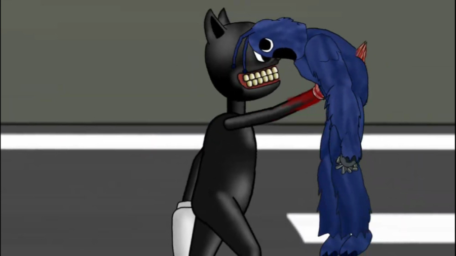 Cartoon Cat Vs Chainsaw Man vs Sonic.Exe Vs Ink Bendy Vs Huggy