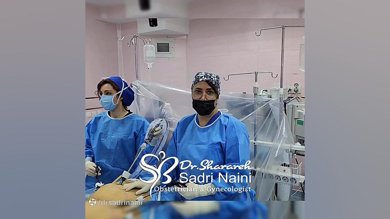 جراحی فیبروم سه کیلویی به روش لاپاراسکوپی ارتودنسی