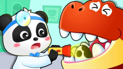 کارتون کودکانه  تی رکس به دکتر...