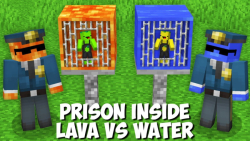 ماینکرفت لیمو | فرار از زندان آب و آتش !!! | Minecraftماینکرفت ماین کرافت