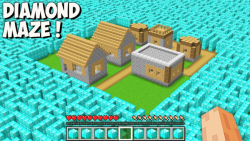 جزیره گم شده داخل ماز دایموندی ؟!![Minecraft]ماینکرفت ماین کرافت ماینکرافت