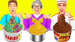 چالش غذایی  من و مادربزرگ  چال...