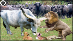 دیوانه بوفالو بی رحمانه کل خان...