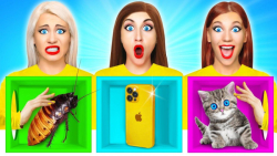 چالش خنده دار و جدید  تو جعبه...