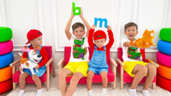سنیا، نیکی و مامان یاد می گیرند و بازی می کنند