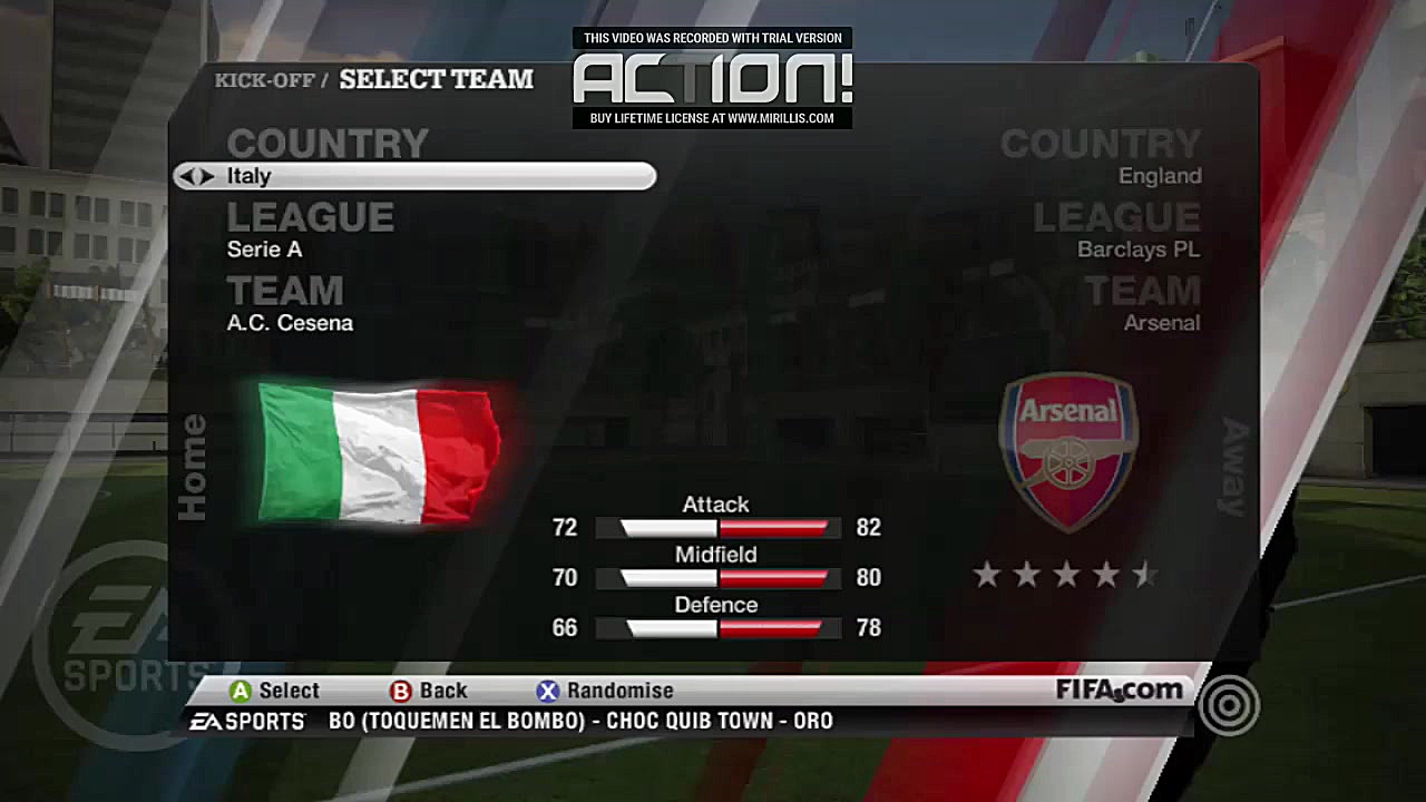 گیم بازی fifa 2011 کامپیوتر PC زمان1037ثانیه