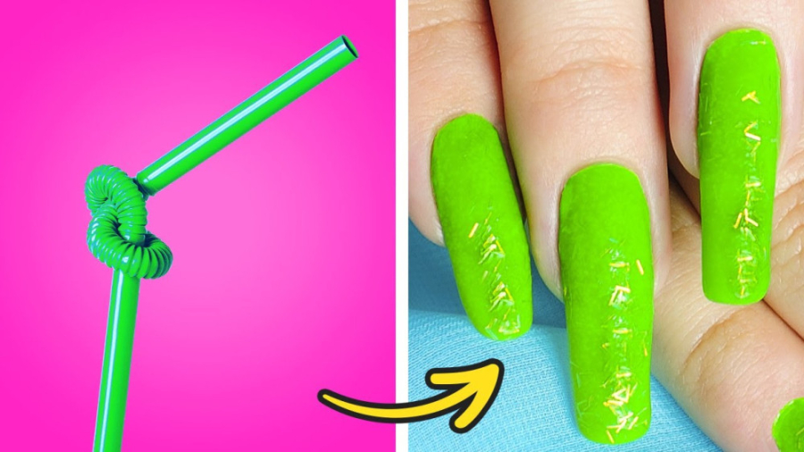 تکنیک های درخشان مانیکور و طراحی های فوق العاده ناخن - شماره 350