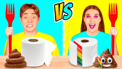 چالش غذایی چالش خنده دار  میکر...