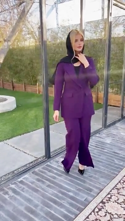 کت و شلوار زنانه یقه انگلیسی م...