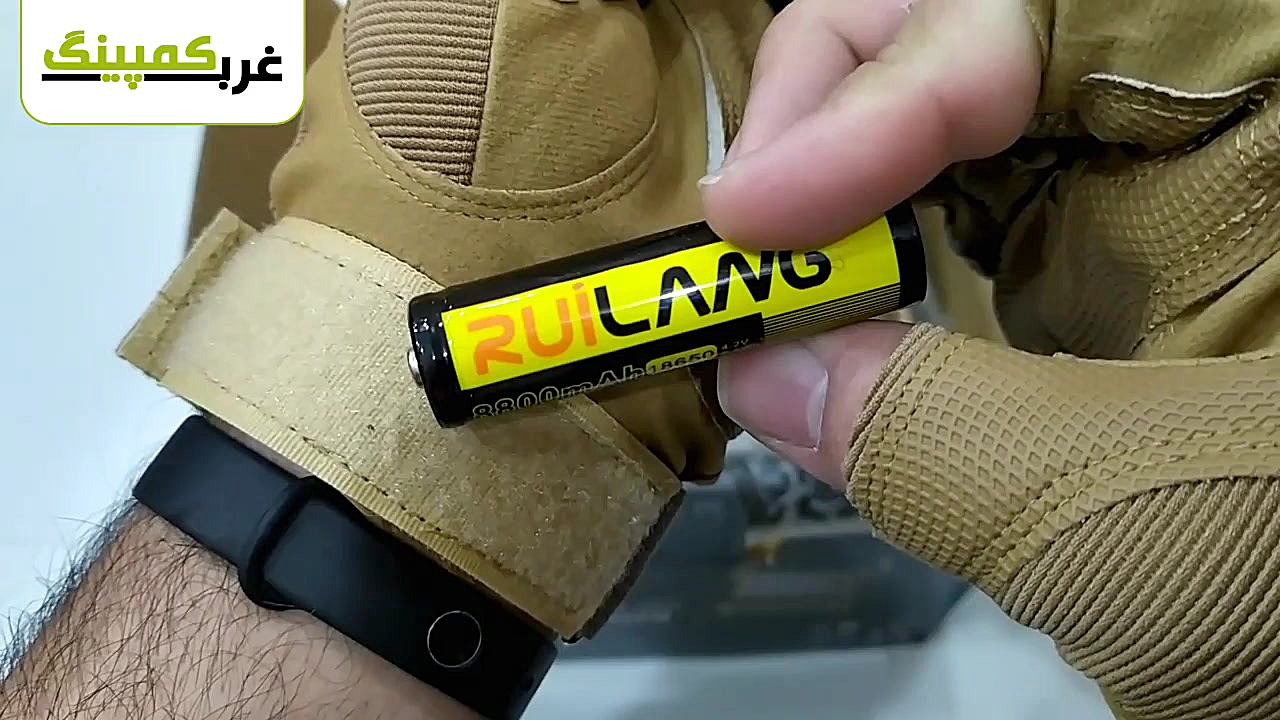 نورافکن 100 وات شارژی مدل W811 زمان191ثانیه