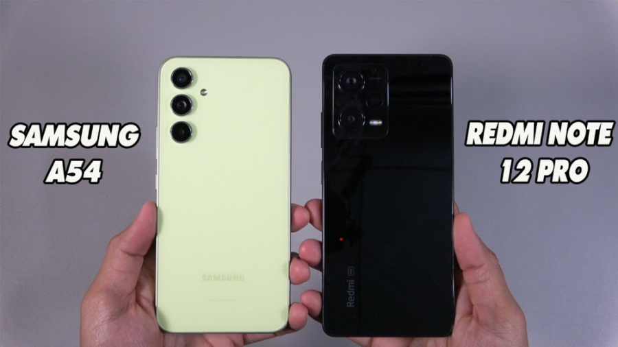 مقایسه Samsung Galaxy A54 با Xiaomi Redmi Note 12 Pro لیفت ابرو