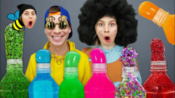 تفریحی و سرگرمی چالش غذایی ژله...