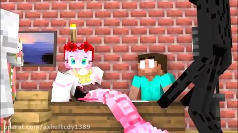 انیمیشن ماینکرافت پری دریایی زمان2382ثانیه