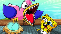 باب اسفنجی دیوانه پرنده دندون...