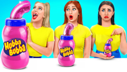 چالش غذایی خنده دار  چرا همش ک...