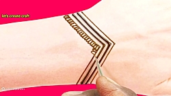 روش آنلاین حنا زدن دست های عرو...