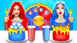 چالش خنده دار دکور کیک  بیچاره...