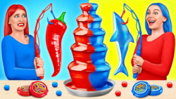 تفریحی و سرگرمی XD چالش غذای ت...