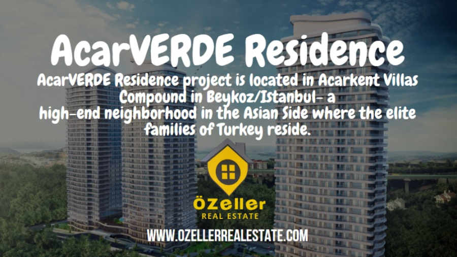 معرفی پروژه AcarVERDE Residence استانبول زمان90ثانیه