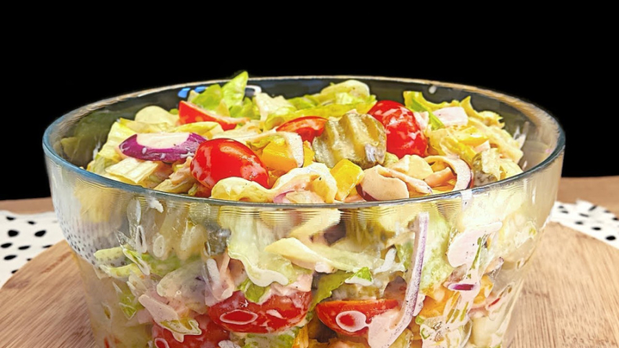 طرز تهیه سالاد ساده خانگی :: آموزش غذای رژیمی