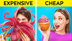 چالش غذایی خنده دار 123go سوسک...