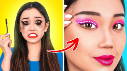 چالش ارایشی خنده دار خواهر برا...