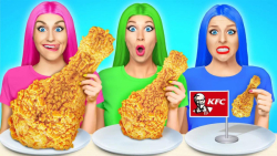 چالش مرغ کی اف سی  چالش غذایی...