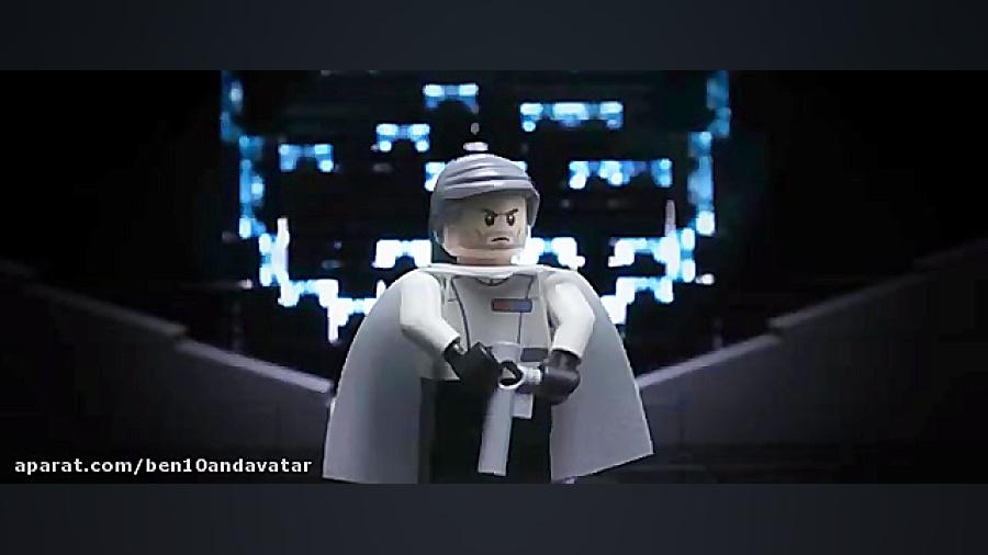 lego star wars  تریلر جنگ ستارگان rouge one به سبك لگو زمان134ثانیه