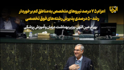اعزام ۷۵ درصد نیروهای متخصص به مناطق کم برخوردار اعزام ۷۵ درصد نیروهای متخصص به مناطق کم برخوردار