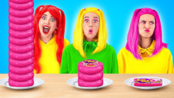 چالش غذایی  چالش هوبابا های یک...