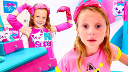 سرگرمی کودک  نستیا وانمود می ک...