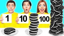 چالش غذایی خنده دار  صد لایه غ...