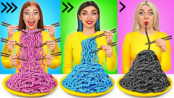 چالش خنده دار نودل ها  نودل ها...